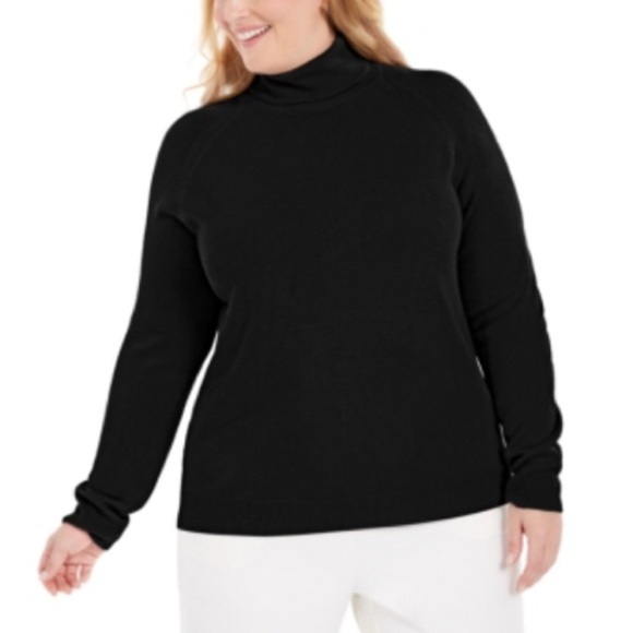 Karen Scott Sweaters - Karen Scott Plus Turtleneck Sweater